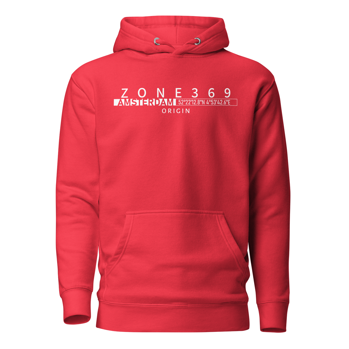H01C AMSTERDAM HOODIE - ZONE369 - Hoodie - Team-Red-2XL 48.95