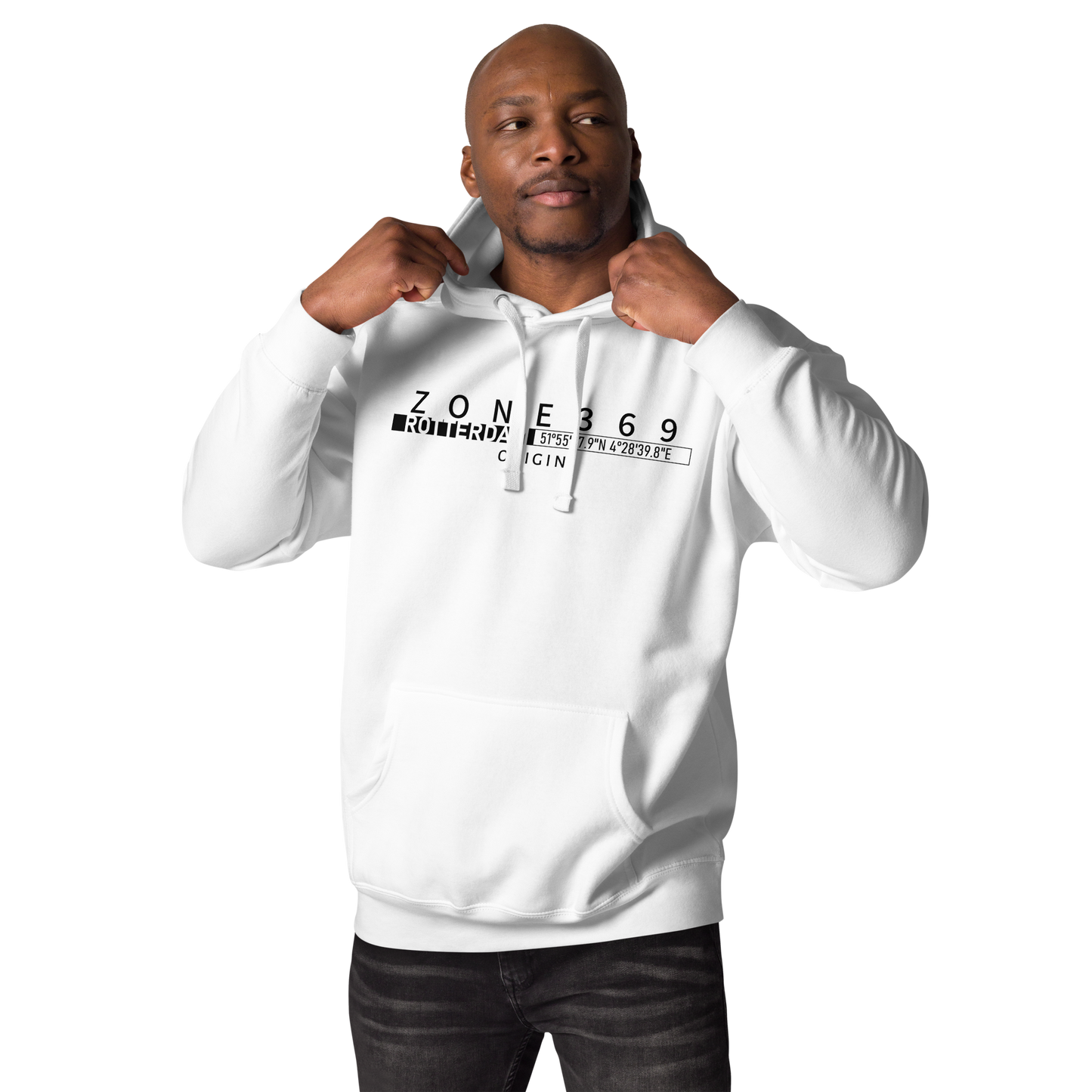 H01C UNLEASH ROTTERDAM HOODIE - ZONE369 - White - Hoodie front