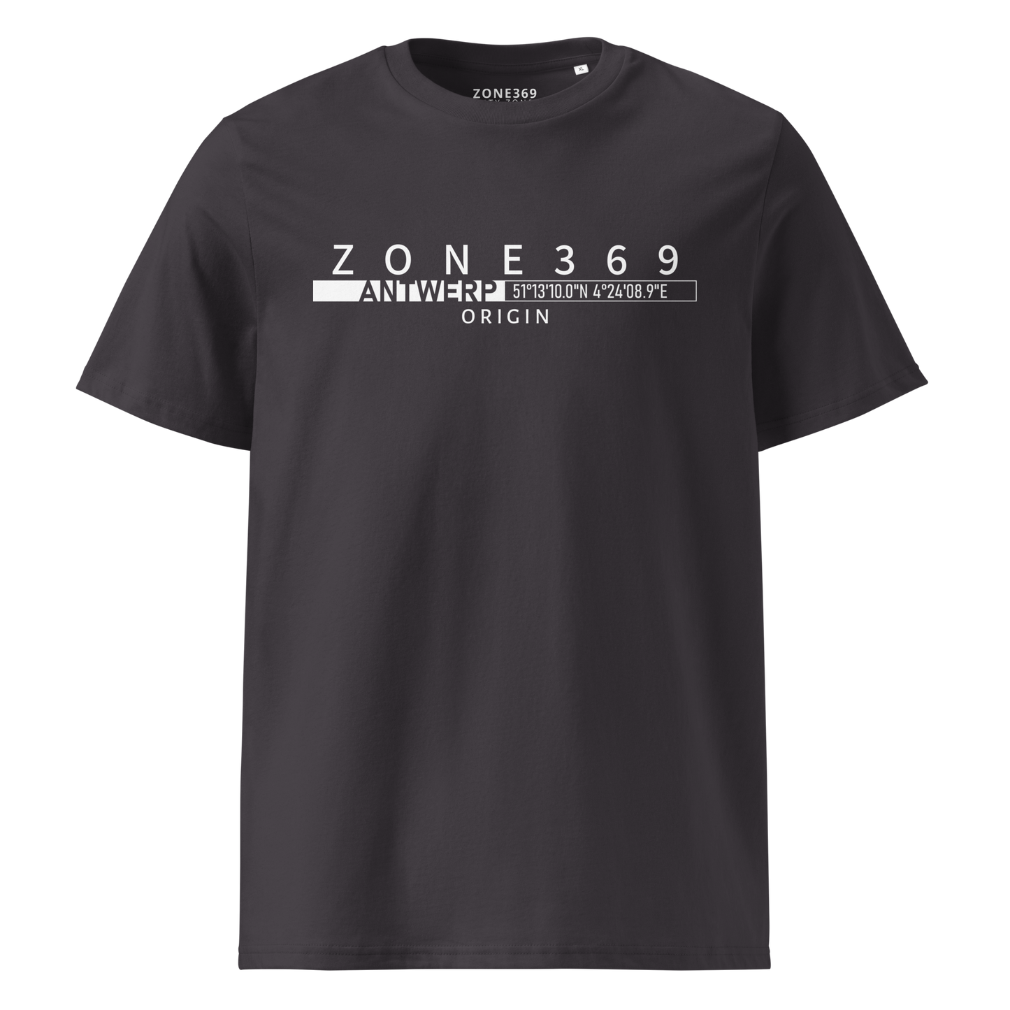 CITY ZONE - T01C ANTWERP T-SHIRT - ZONE369 T-shirt Anthracite-2XL