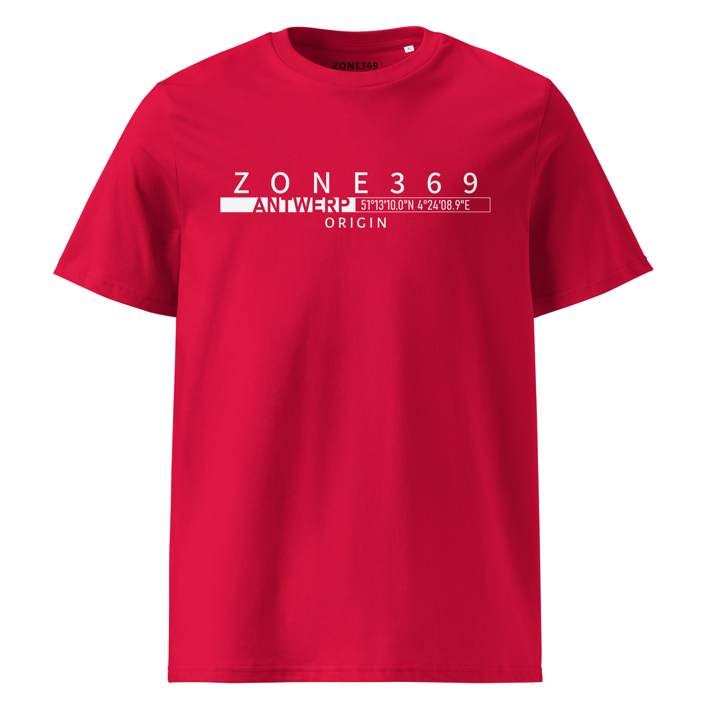 CITY ZONE - T01C ANTWERP T-SHIRT - ZONE369 T-shirt Red-2XL