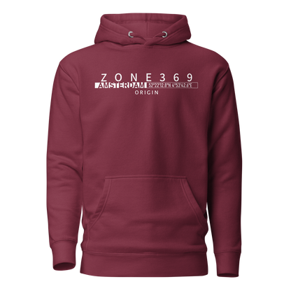 H01C  AMSTERDAM HOODIE - ZONE369 - Hoodie -  Maroon-2XL 48.95