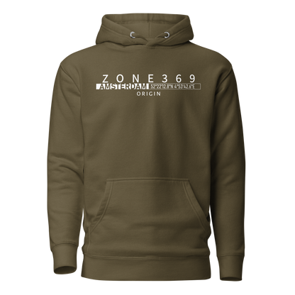H01C  AMSTERDAM HOODIE - ZONE369 - Hoodie -  Military-Green-2XL 48.95