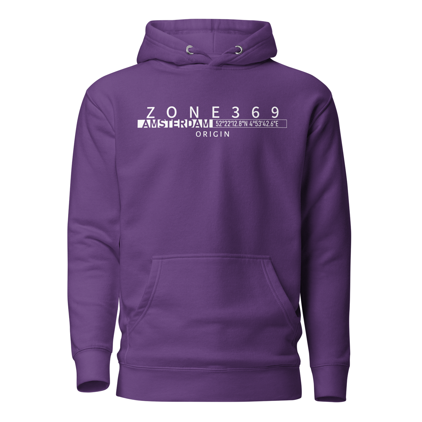 H01C  AMSTERDAM HOODIE - ZONE369 - Hoodie -  Purple-2XL 48.95