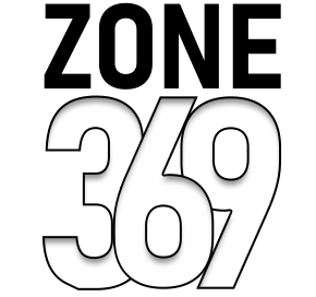Zone 369 Logo White Black