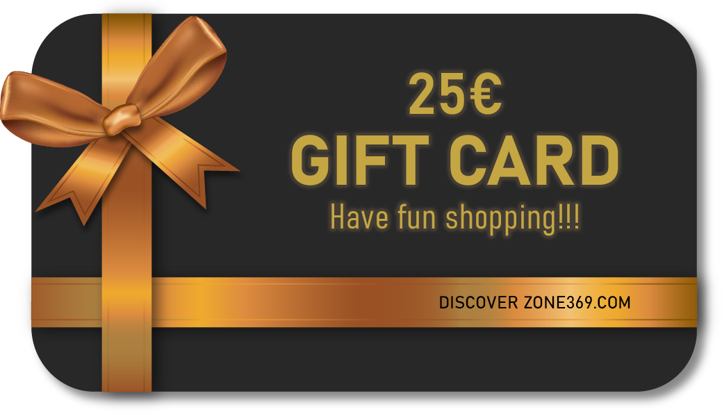 ZONE369 Gift Card 25euro Black Gold